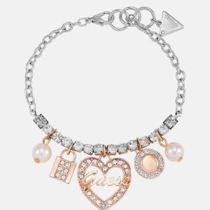 Mixed-Tone Armband – Set in Box, Herzmotiv, Logo