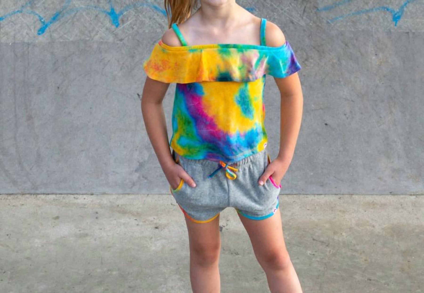 Avila Happy Tanktop – Batikmuster