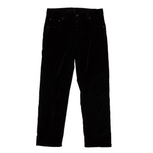 Unravel Project X Baggy Boy Samthose mit weitem Bein in Schwarz