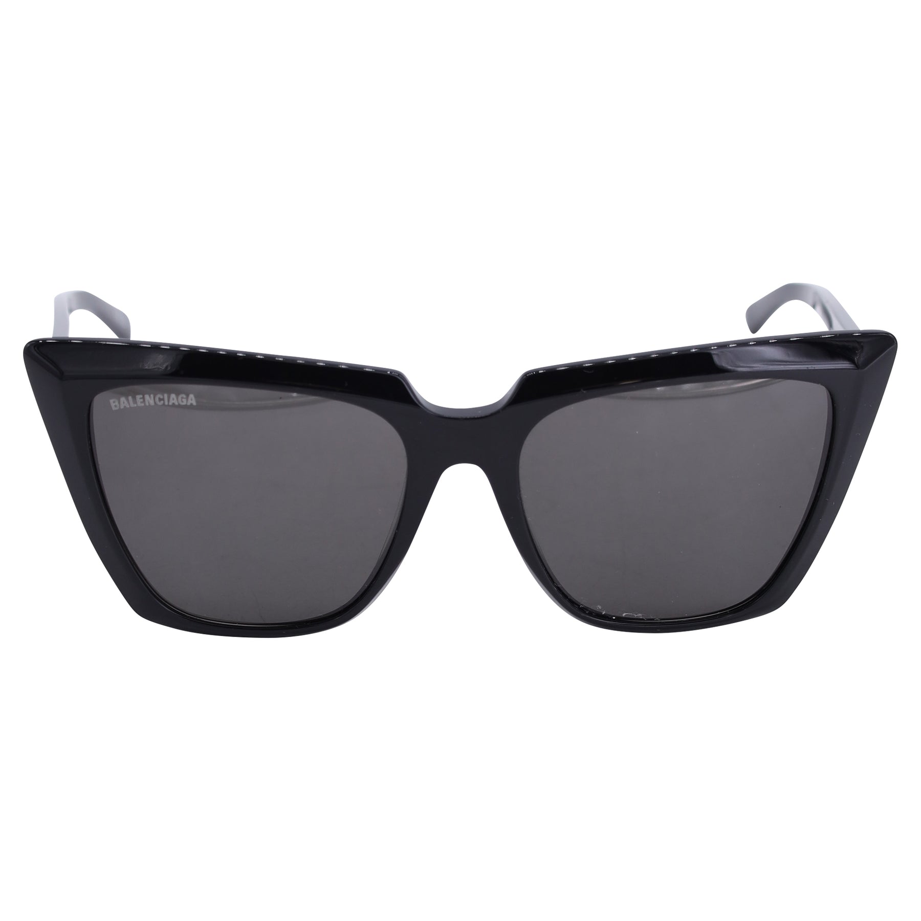 Balenciaga Cat-Eye 7733626994748 Sonnenbrille – Oversize, Acetat, Schwarz