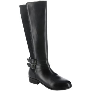 Bonnie kniehohe Lederstiefel mit Schichtabsatz