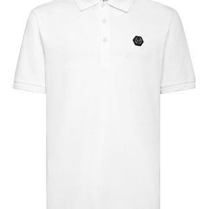 Skully Gang Kurzarm-Poloshirt in schmaler Passform