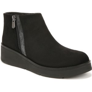 Freestyle Plateau-Stiefeletten aus Velourslederimitat