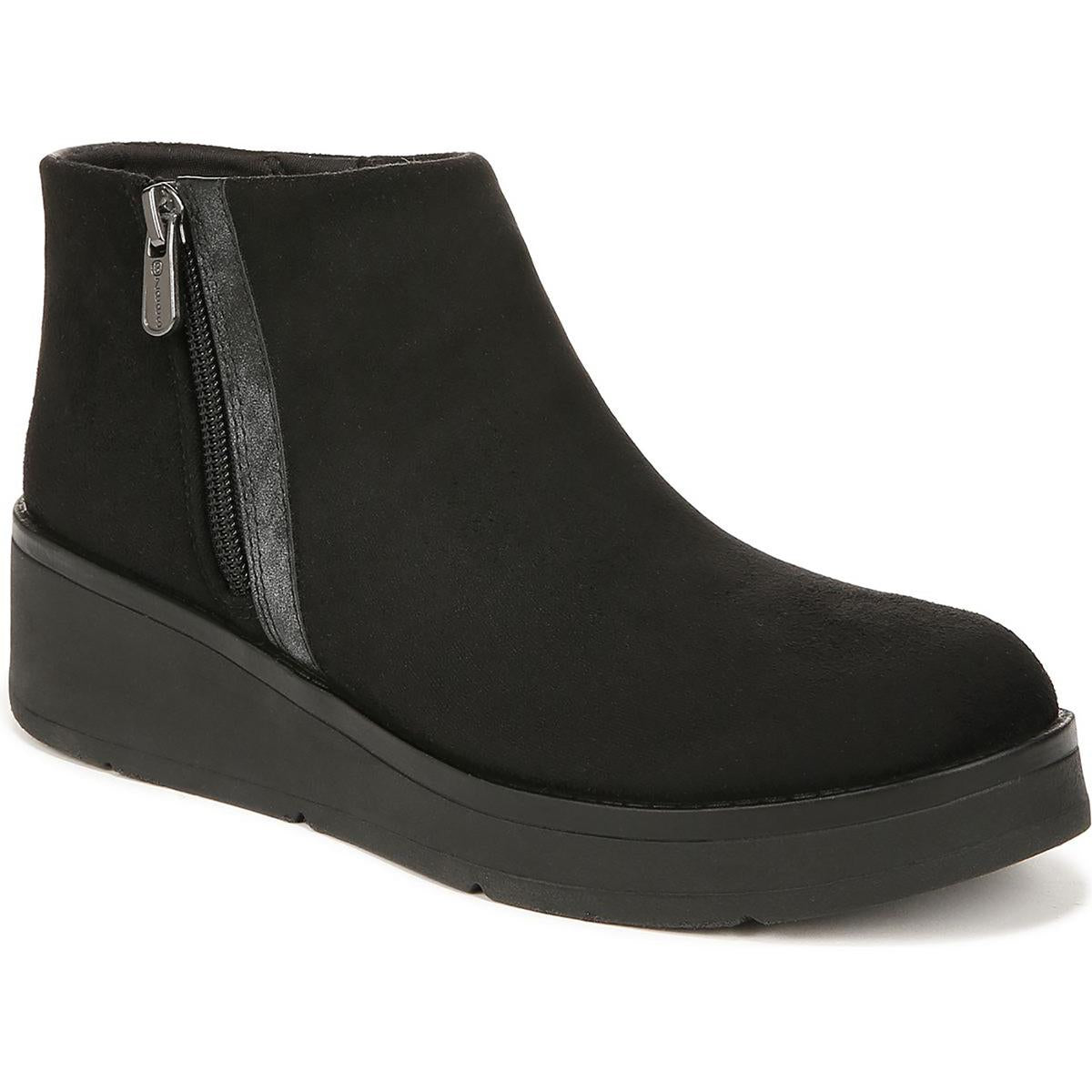 Freestyle Plateau-Stiefeletten aus Velourslederimitat