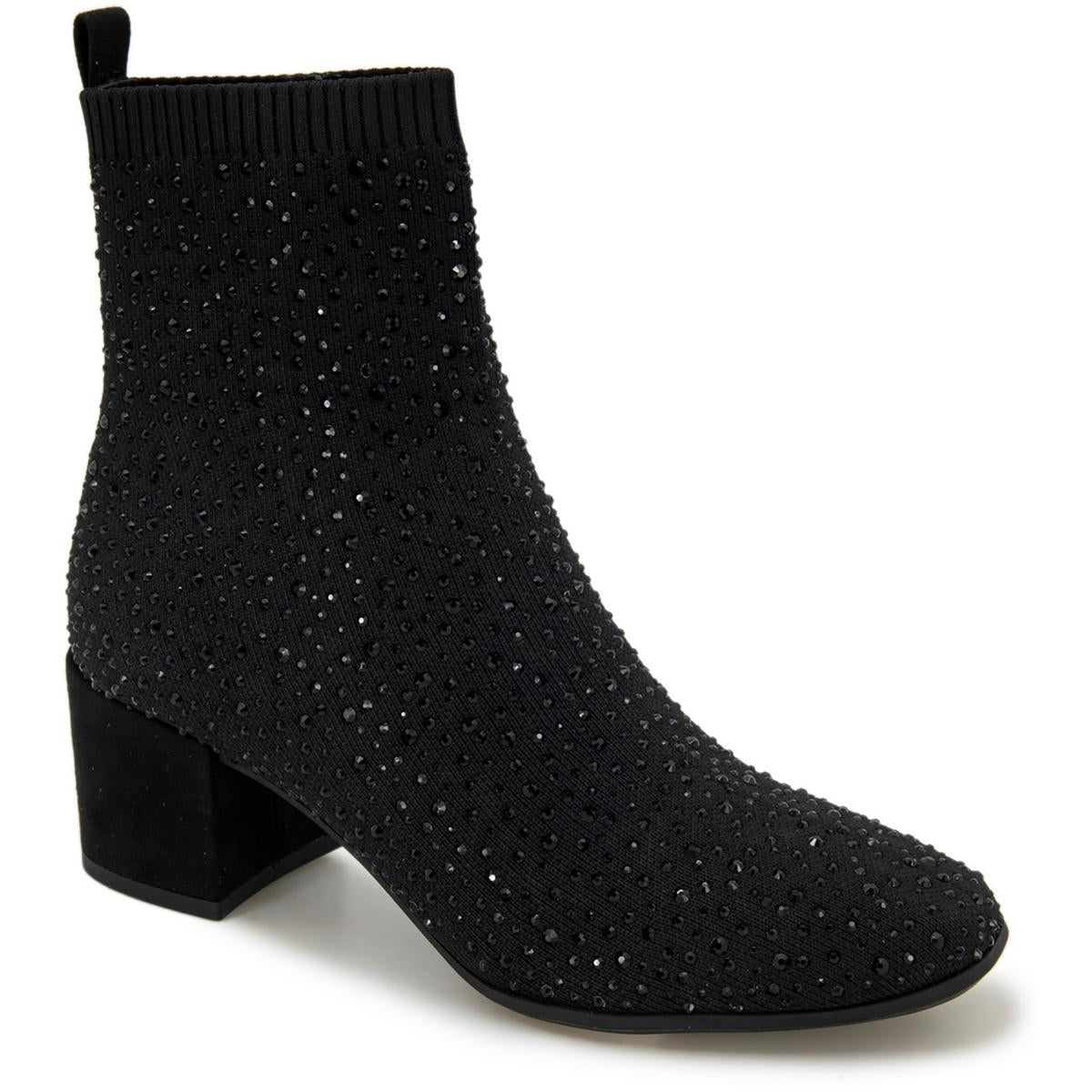 Rida Stretch-Stiefeletten mit Strass-Schmuckdetail