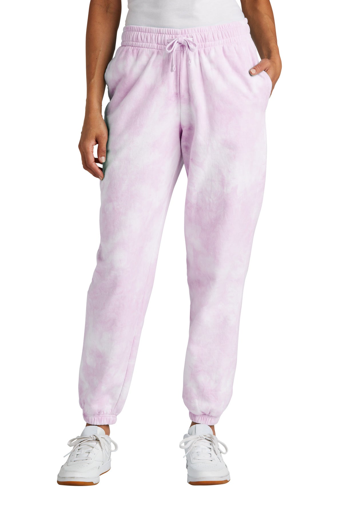 Port Company Beach Wash Cloud LPC140P Sweathose – Batikmuster, Damen