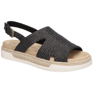 Kato geflochtene Sandalen mit offener Zehenpartie und Fersenriemen