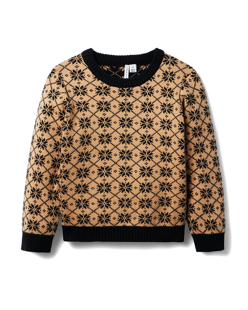 Janie and Jack Kinder-Pullover mit geometrischem Schneeflockenmuster