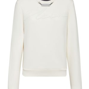 Leisurewear langärmeliges Sweatshirt mit Signature-Stickerei – 7644984672316