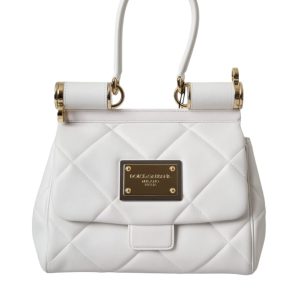 Dolce & Gabbana 90’s SICILY Damen-Schultertasche aus Kalbsleder – gebraucht, 7732477657148