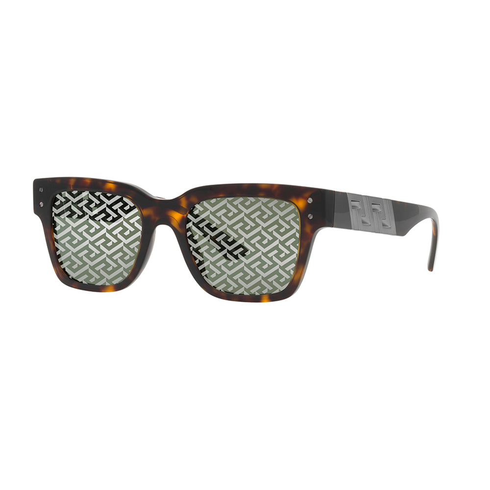 Versace VE 4421 108/V8 quadratische Herren-Sonnenbrille, 52 mm