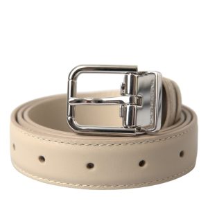 Dolce & Gabbana 7732517011516 Gürtel – Kalbsleder, Damen, Schnalle, Metall