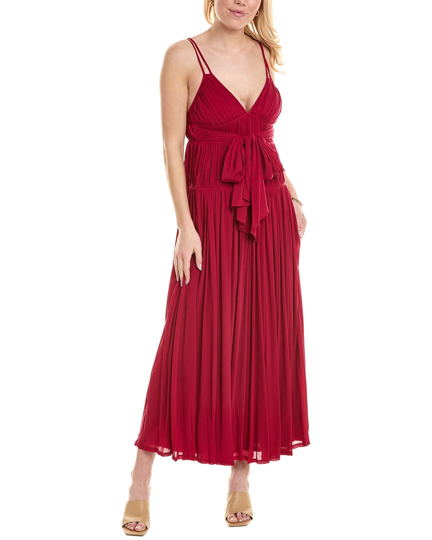 Rebecca Taylor gerafftes Maxikleid – 7287554441276