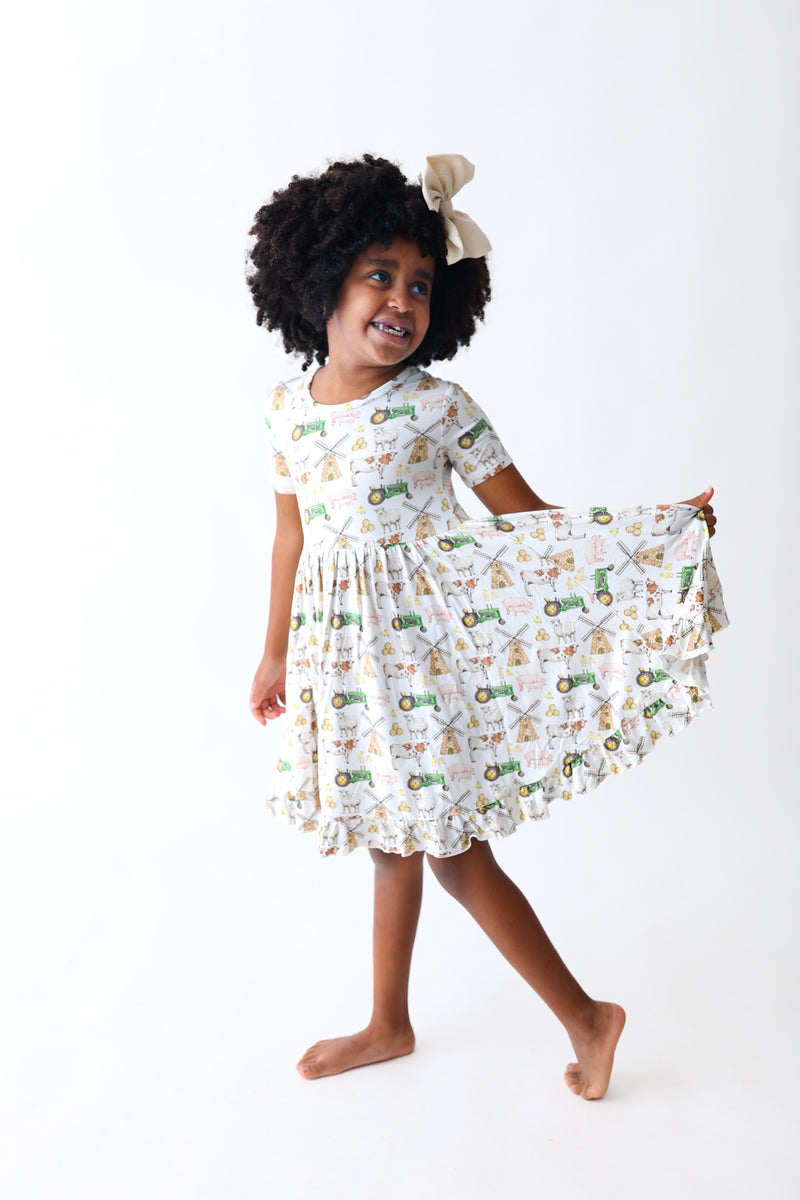 FARM LOVIN’ Dream-Kleid mit Rüschen