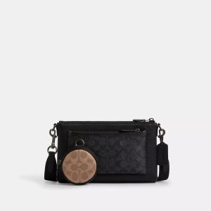 Coach Outlet Holden Blocked Signature Umhängetasche – Canvas