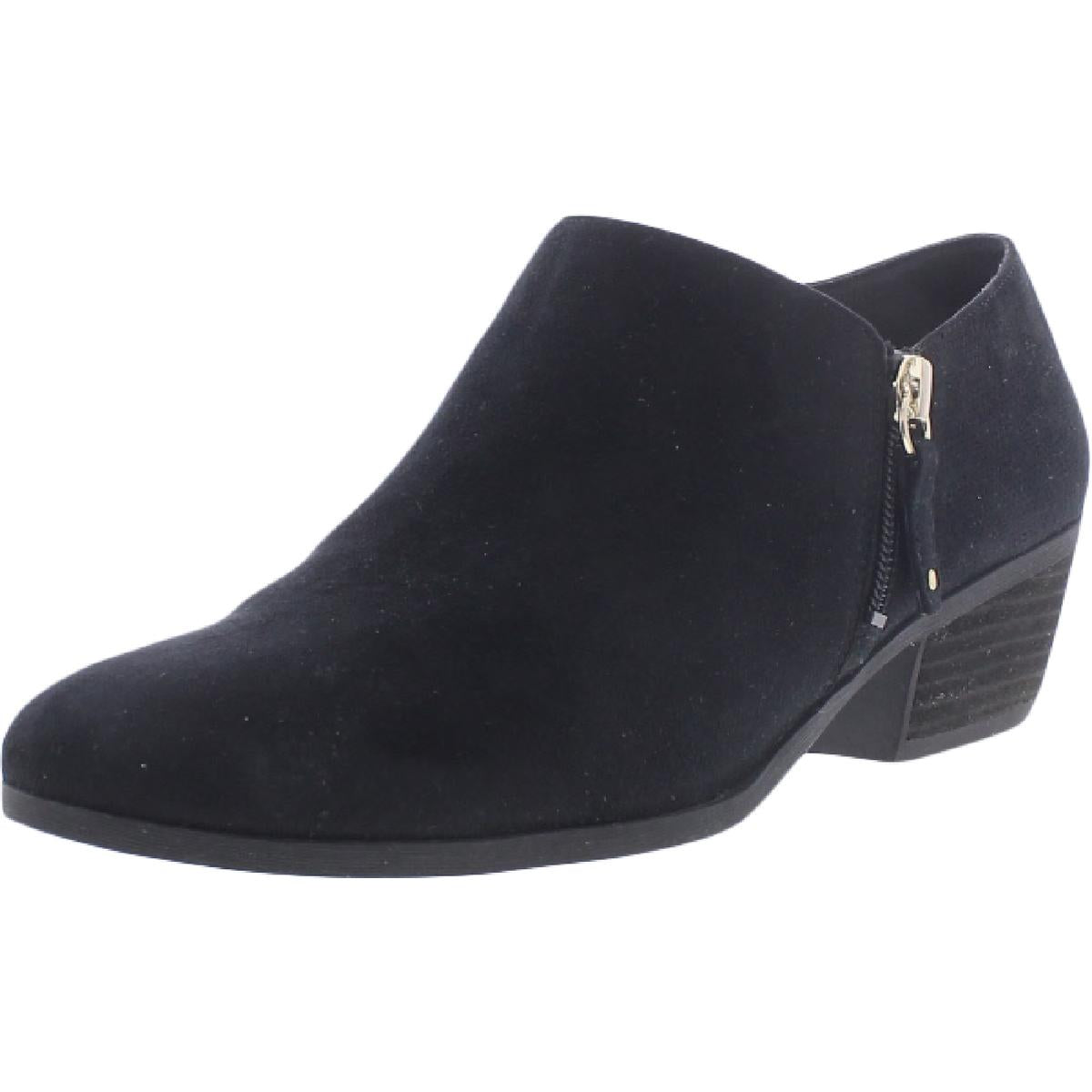 Brief knöchelhohe Shooties aus Velourslederimitat
