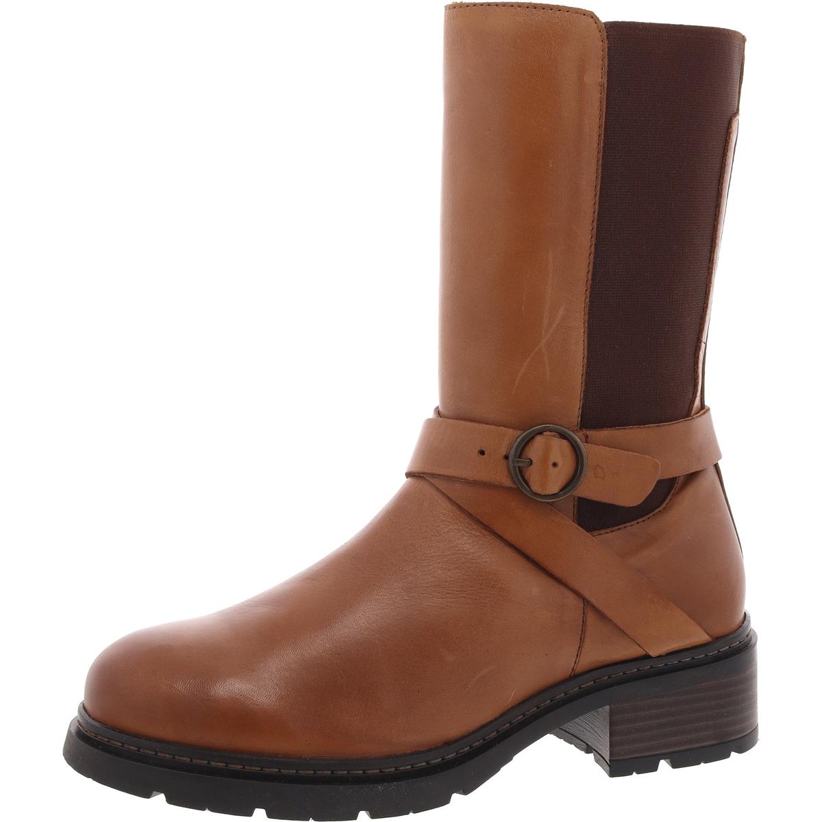 kniehohe Stiefel – Leder, Reißverschluss