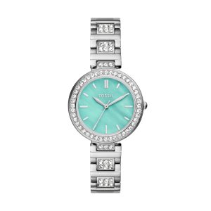 Fossil Karli Damen-Edelstahluhr mit drei Zeigern – 7285686632508