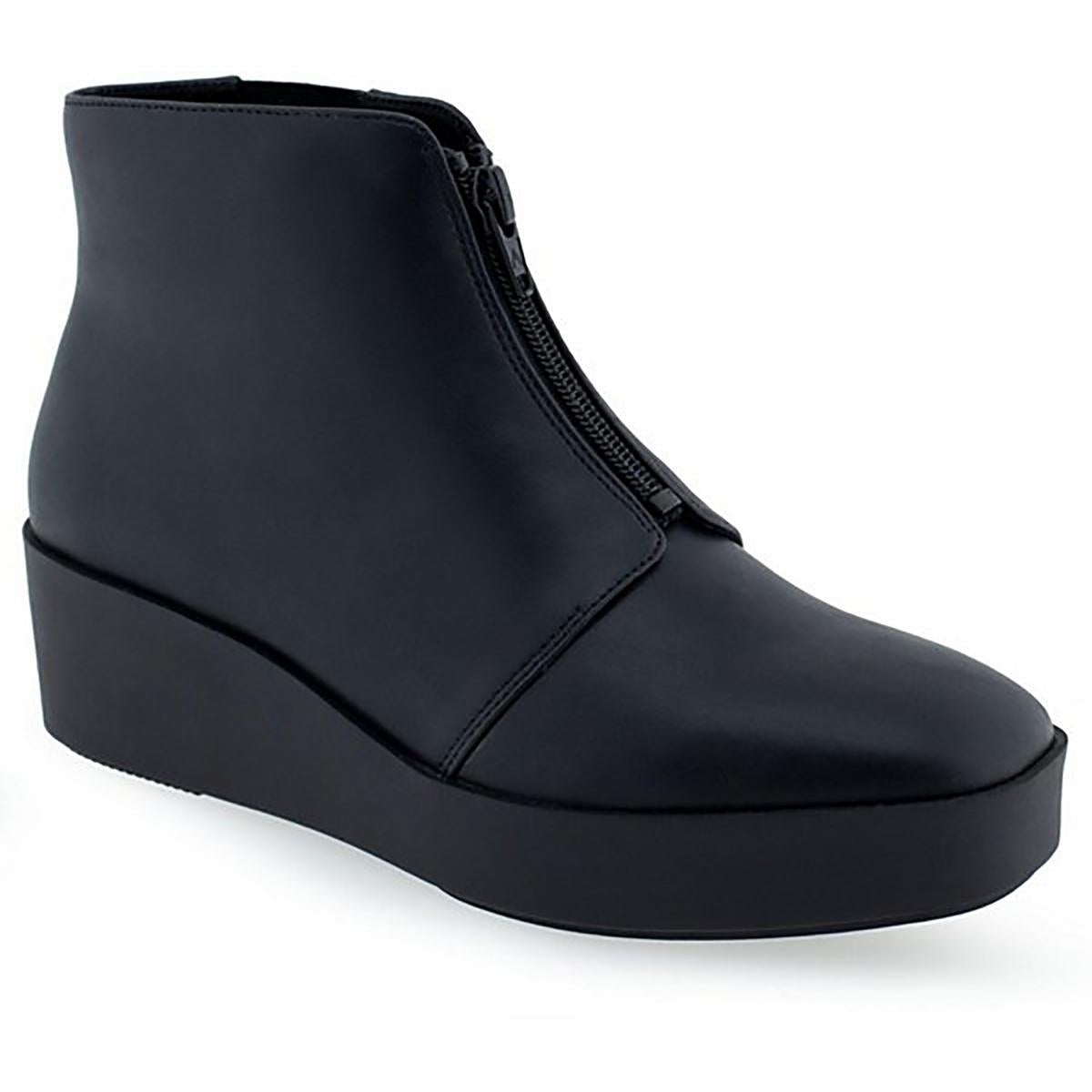 Carin Stiefeletten – Velourslederimitat, Reißverschluss