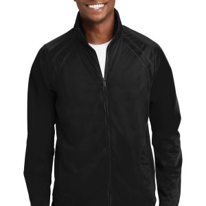 Sport-Tek Tricot Herren-Trainingsjacke