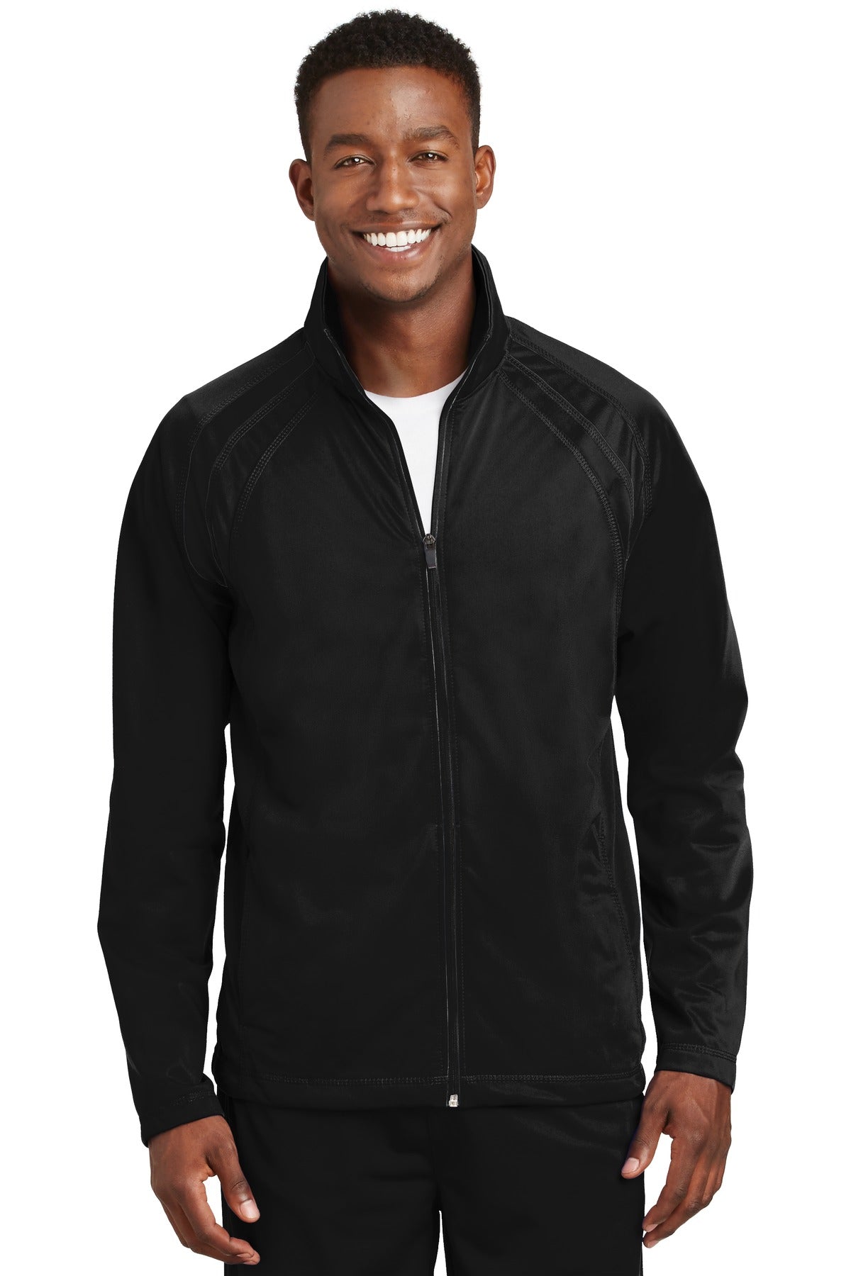 Sport-Tek Tricot Herren-Trainingsjacke