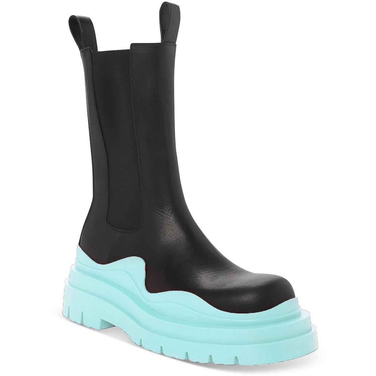 Chelsea halbhohe Winter- und Schneestiefel aus Leder