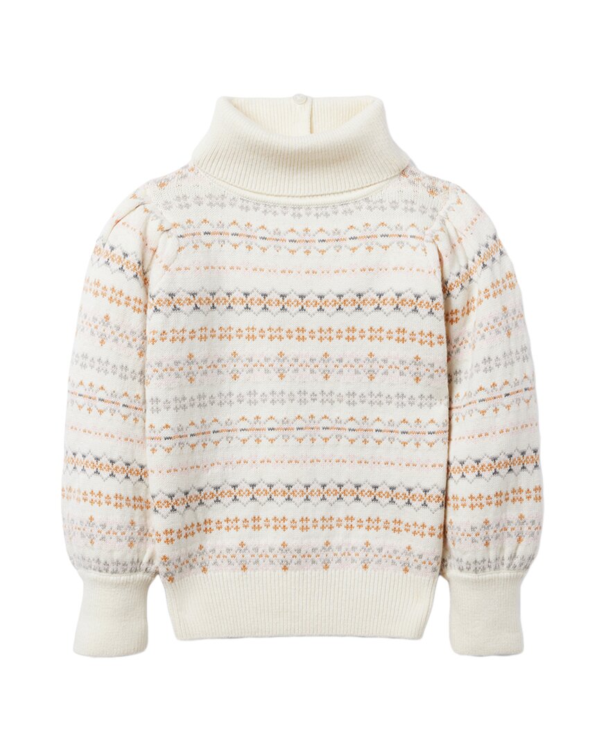 Janie and Jack Kinder-Rollkragenpullover mit Fair-Isle-Muster