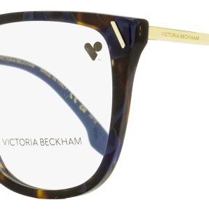 Victoria Beckham VB2636 418 Havana 56mm Brille – Damen, eckige Form, Blau