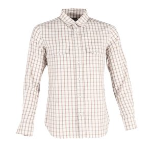 Tom Ford schmal geschnittenes Western-Hemd aus Baumwolle mit Vichy-Karo – Beige