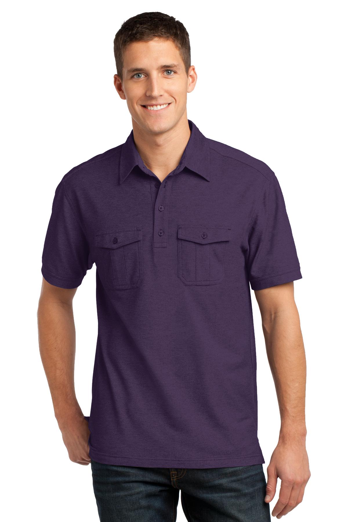 Port Authority Oxford Double K557 Poloshirt – Taschen, Piqué
