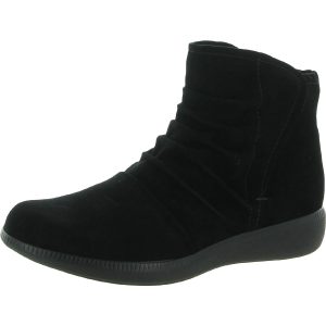 Scout Stiefeletten – gerafft, Veloursleder