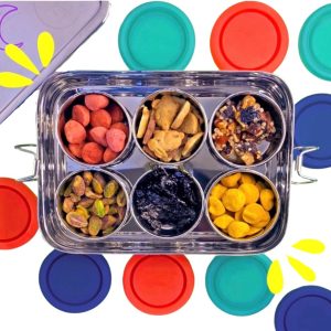 Bento-Snackbox aus Edelstahl für unterwegs