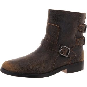 L-PRINA Stiefeletten – Leder, Schnalle