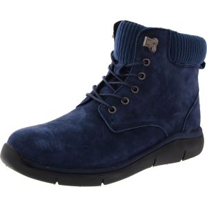 Stiefeletten – Komfortinnensohle, Damen, Veloursleder