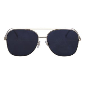 Fendi FF 0378 Roma Amor Sonnenbrille in Pilotenform aus goldfarbenem Metall