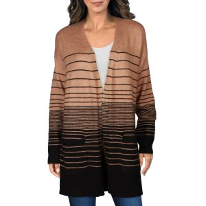 Duster Pullover – gestreift, Strick