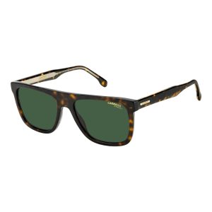 Carrera 267/S HA Unisex-Sonnenbrille in braunem Schildpatt/Gold/Grün, 56-18-150 – 7732449902652