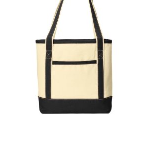Port Authority mittelgroßer Boat-Shopper aus Baumwoll-Canvas – BG412