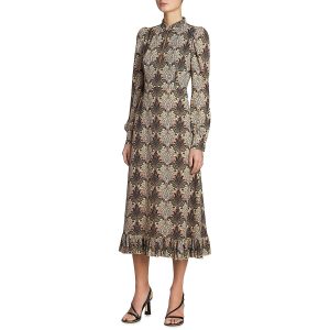 Midikleid – Blumenmuster