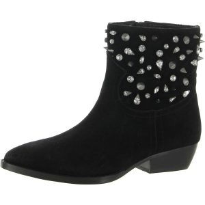 Avril Veloursleder-Stiefeletten mit Nieten