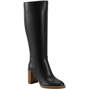 Gabey 3 kniehohe Kunstlederstiefel mit weitem Schaft