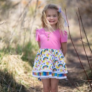 Crayon Rainbow Tunika-Sets
