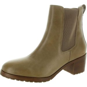 Schnürlose Lederstiefeletten