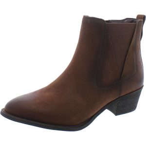 Arleta Damen Stiefeletten – Blockabsatz, Leder
