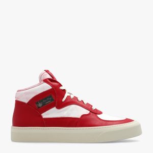 Rhude neue Herren-High-Top-Sneaker in Rot