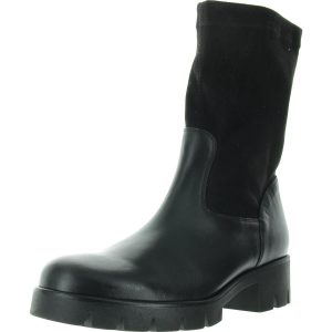 halbhohe Stiefel – Leder, Reißverschluss
