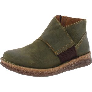 Tora Stiefeletten – runde Zehenpartie, Veloursleder