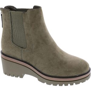 Sefi Kunstleder-Chelsea-Stiefel mit Profilsohle