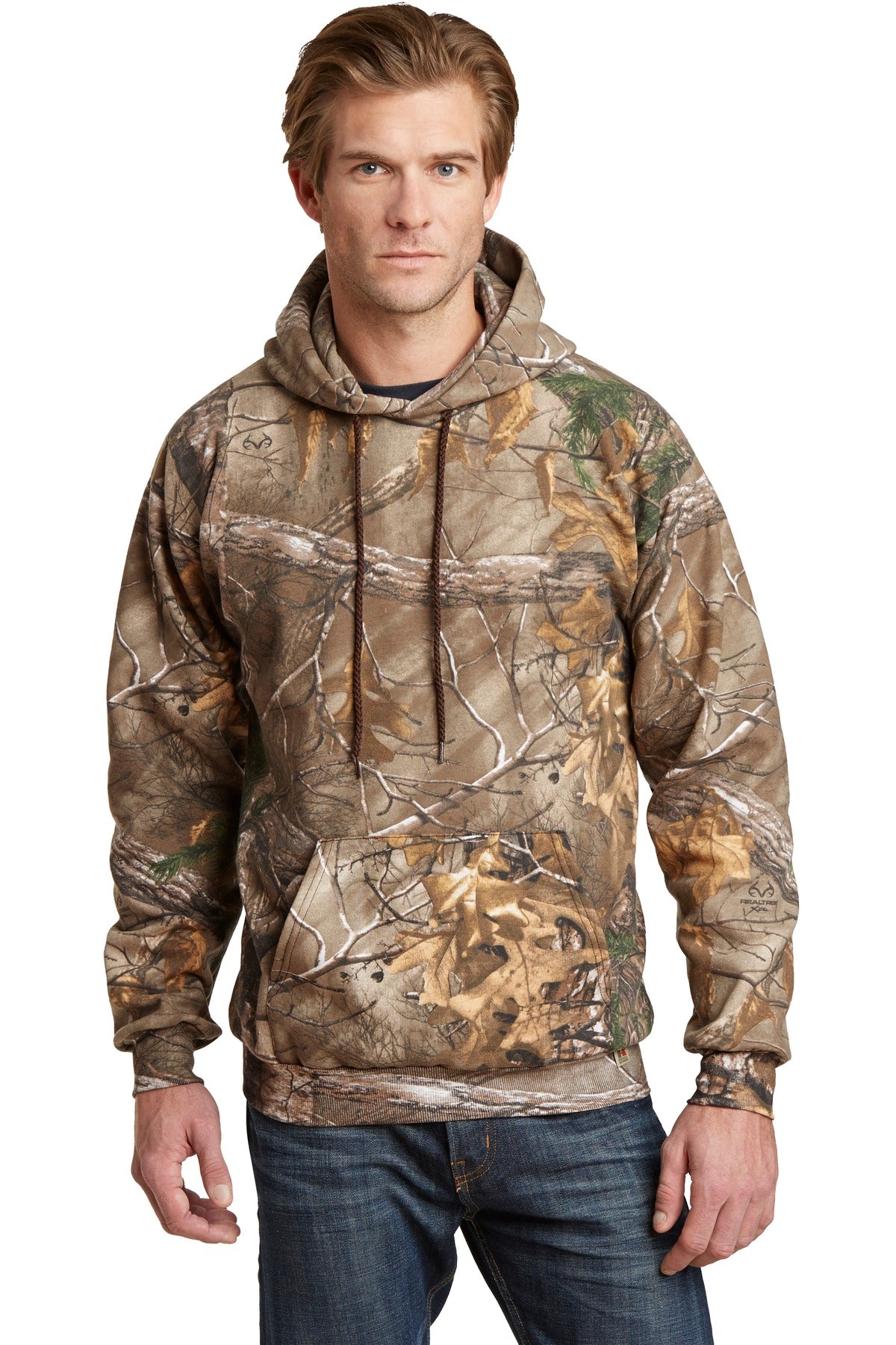 Russell Outdoors Realtree Herren-Kapuzen-Sweatshirt zum Überziehen – S459R