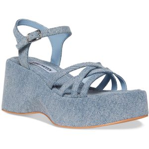Crazy 30 Keilsandalen mit überkreuzten Riemen und Schnalle